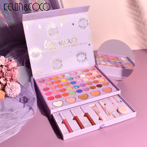 Maquillaje Set de 50 Colores de sombras