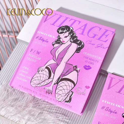 Libro de paletas de maquillaje Vitage Girl 72 colores